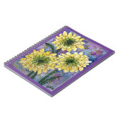 Journal/Notebook-, Yellow Chrysanthemum-Blume Notizblock (Linke Seite)