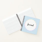 Journal Pastel Cross-Muster Design Design-Notebook Notizblock (Innenseite)