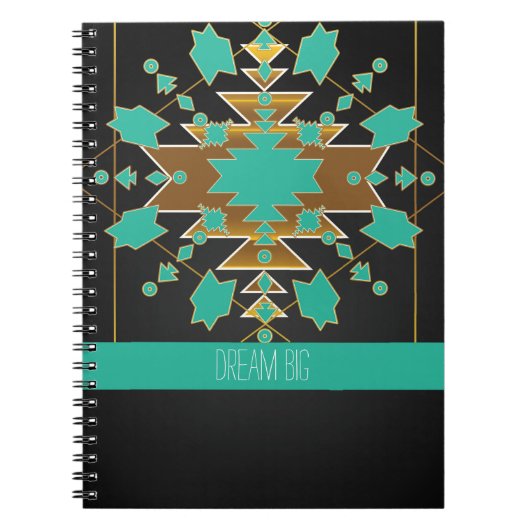 Journal Southwestern Ranch Turquoise Notizblock (Vorderseite)