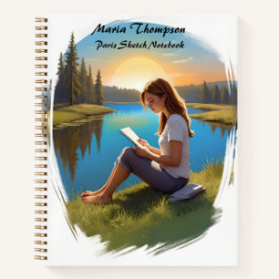 Journal-Tagebuch für benutzerdefinierte Sketch-Rei Notizblock