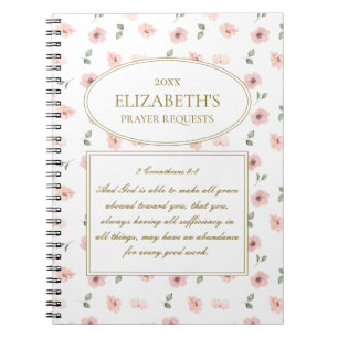 Journal über Gebetsanfragen Notizblock