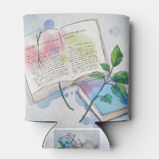 Journal & Vine Aesthetic Can Cooler Dosenkühler (Rückseite)