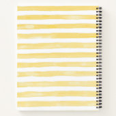 Journal "Yellow Wildblume Therapy Notes" Notizblock (Rückseite)