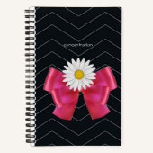 Journal, Zickzack schwarze Zeitschrift, Geschenkjo Notizblock (Vorderseite)