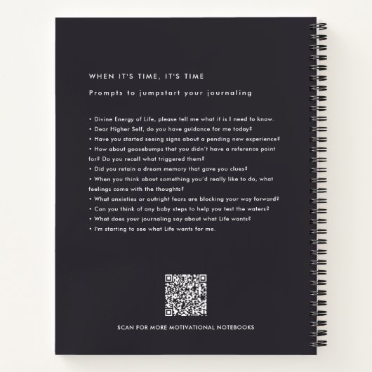 Journalaufrufe für botanische Selbstfindung Notizblock (Rückseite)