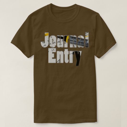 Journaleintrag T-Shirt (Design vorne)