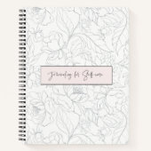 Journaling for Self-Care Women's Journal Notizblock (Vorderseite)