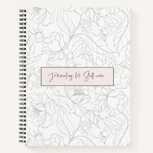 Journaling for Self-Care Women's Journal Notizblock (Vorderseite)