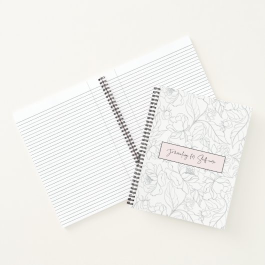 Journaling for Self-Care Women's Journal Notizblock (Innenseite)