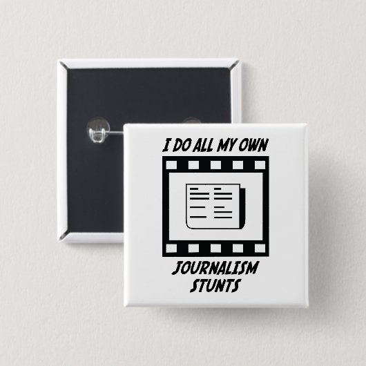 Journalismus-Bremsungen Button (Vorne & Hinten)