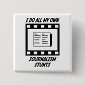 Journalismus-Bremsungen Button (Vorderseite)