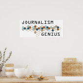 Journalismus Genius Poster (Küche)