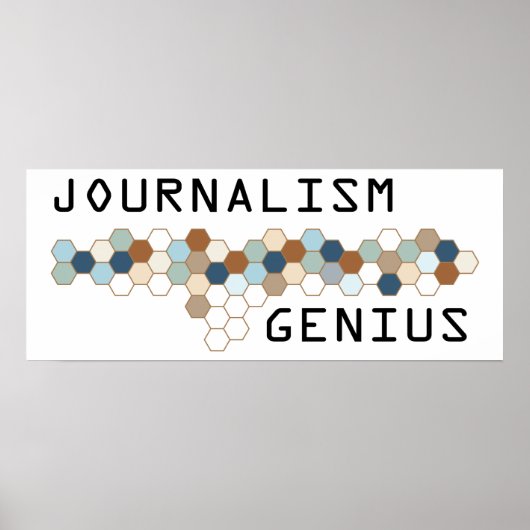 Journalismus Genius Poster (Vorne)