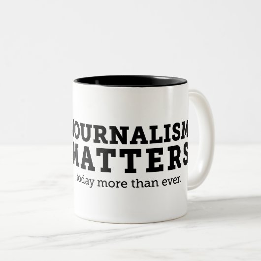Journalismus ist heute Tasse von Bedeutung (VorderseiteRechts)