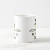 Journalismus ist kein Verbrechen Kaffeetasse (Mittel)