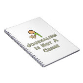 Journalismus ist kein Verbrechen Notizblock (Rechte Seite)