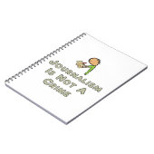 Journalismus ist kein Verbrechen Notizblock (Linke Seite)