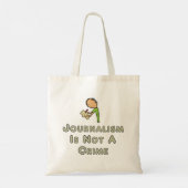 Journalismus ist kein Verbrechen Tragetasche (Rückseite)