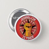 Journalismus ist Power Button (Vorne & Hinten)