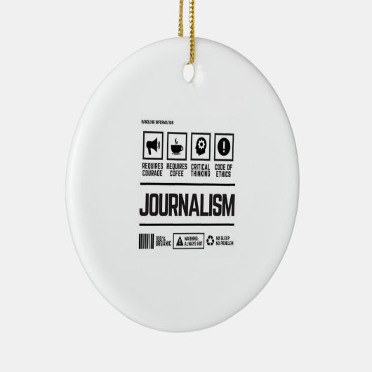 Journalismus Keramik Ornament (Rechts)