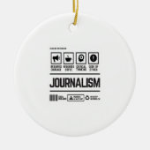 Journalismus Keramik Ornament (Vorne)