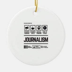 Journalismus Keramik Ornament