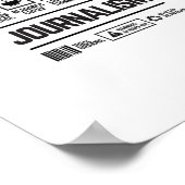Journalismus Poster (Ecke)