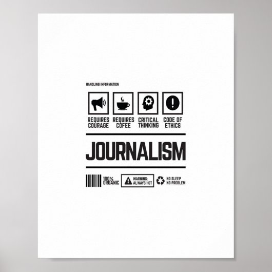 Journalismus Poster (Vorne)