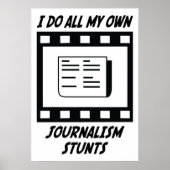 Journalismus-Stunts Poster (Vorne)