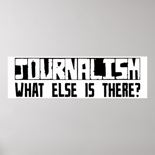 Journalismus Was gibt es sonst noch? Poster (Vorne)