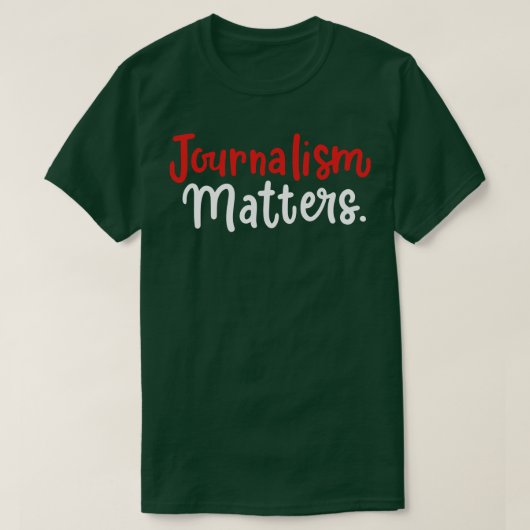 Journalismus zählt T-Shirt (Design vorne)