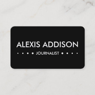 JOURNALIST 4dots Visitenkarte