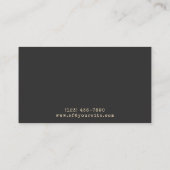 Journalist Autor Antique Schreibmaschine Visitenkarte (Rückseite)