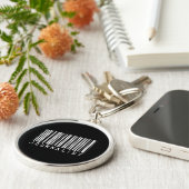 Journalist-Bar-Code Schlüsselanhänger (Seite)