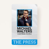 Journalist Berichterstattung Ausweis (Vorderseite)