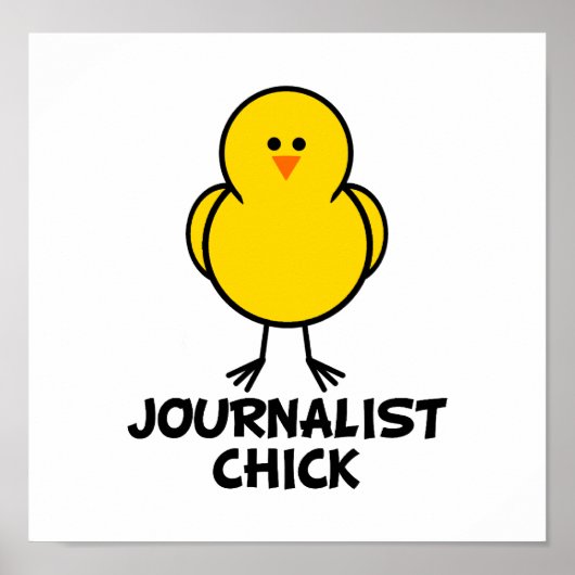Journalist Chick Poster (Vorne)