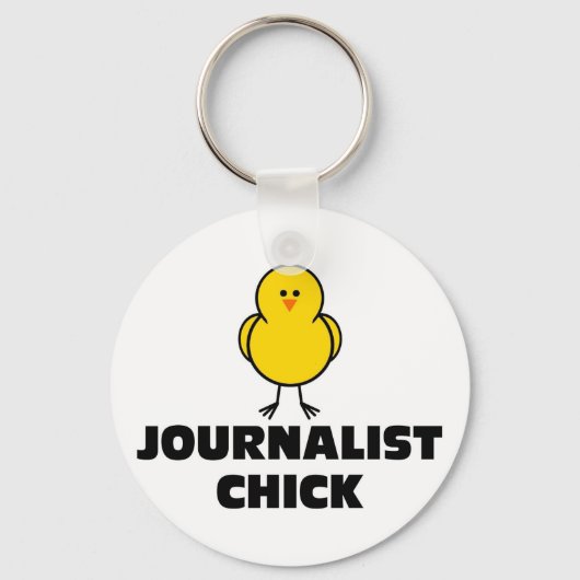 Journalist Chick Schlüsselanhänger (Vorderseite)