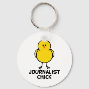 Journalist Chick Schlüsselanhänger
