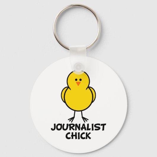 Journalist Chick Schlüsselanhänger (Vorderseite)