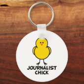 Journalist Chick Schlüsselanhänger (Vorderseite)