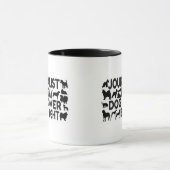 Journalist Dog Lover Tasse (Zentrum)
