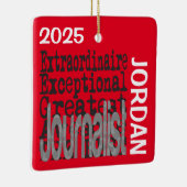 Journalist Extraordinaire CUSTOM Keramikornament (Rechts)