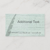 Journalist für grünes Design Visitenkarte (Rückseite)