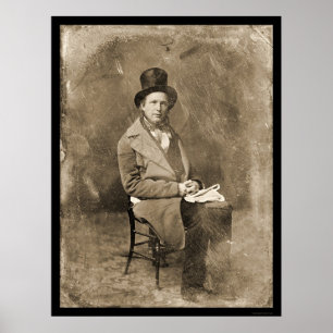 Journalist Greeley Daguerreotype 1844 Poster