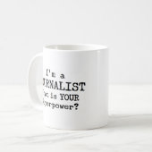 Journalist Kaffeetasse (Vorderseite Links)