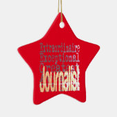 Journalist Keramik Ornament (Rechts)
