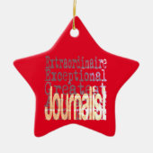 Journalist Keramik Ornament (Vorne)