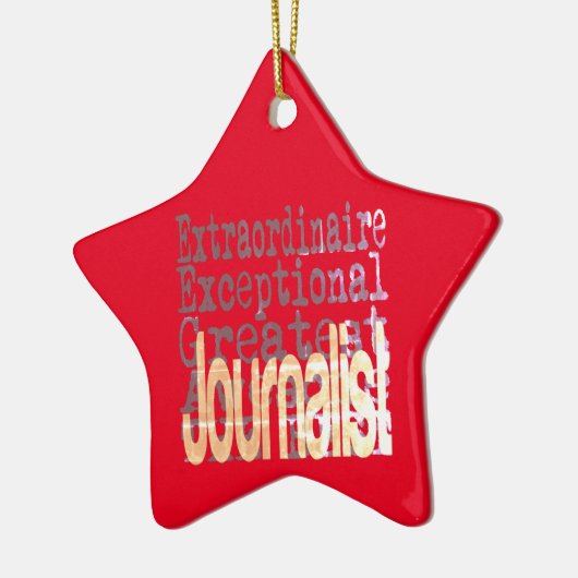 Journalist Keramik Ornament (Links)