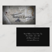 Journalist Newspaper Pressman Newsman Press Visitenkarte (Vorne/Hinten)