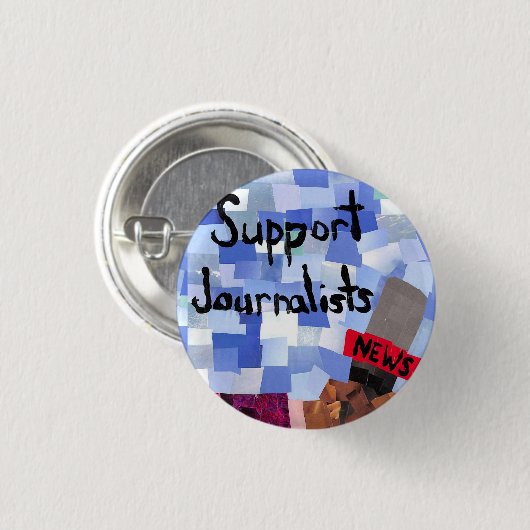 Journalisten unterstützen button (Vorne & Hinten)